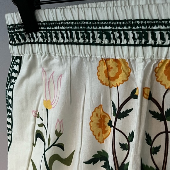 Rhode Resort Floral Print Cotton Elastic Pants - Picture 5 of 11